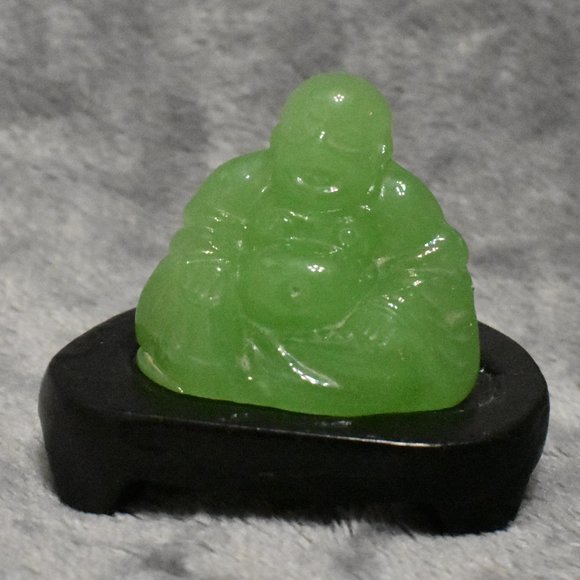 Other - Sitting Green Buddha Figurine